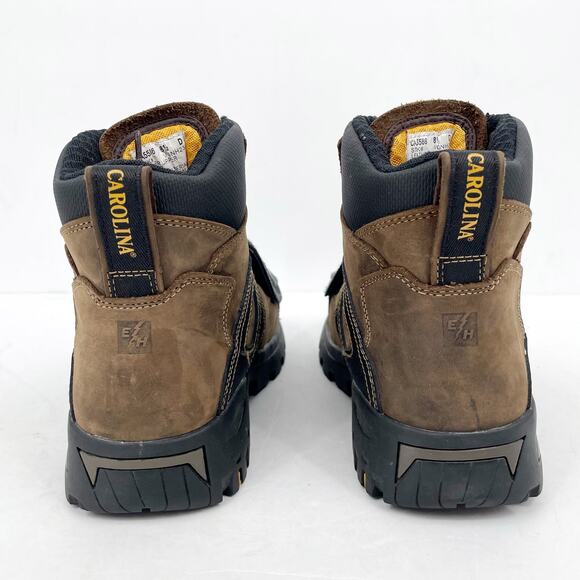 Carolina Mens 6'' Miter Ext Composite Toe Boot US 8.5M EU 41-42 Brown Black NWOB - Picture 10 of 14